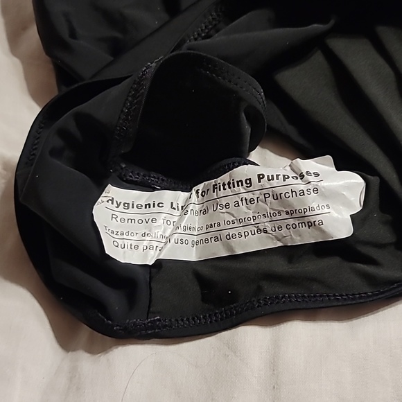 NWT Mesh Detail V Neck Support Bra back Clasp Ruched Slimming Modest swim suit - Picture 16 of 16